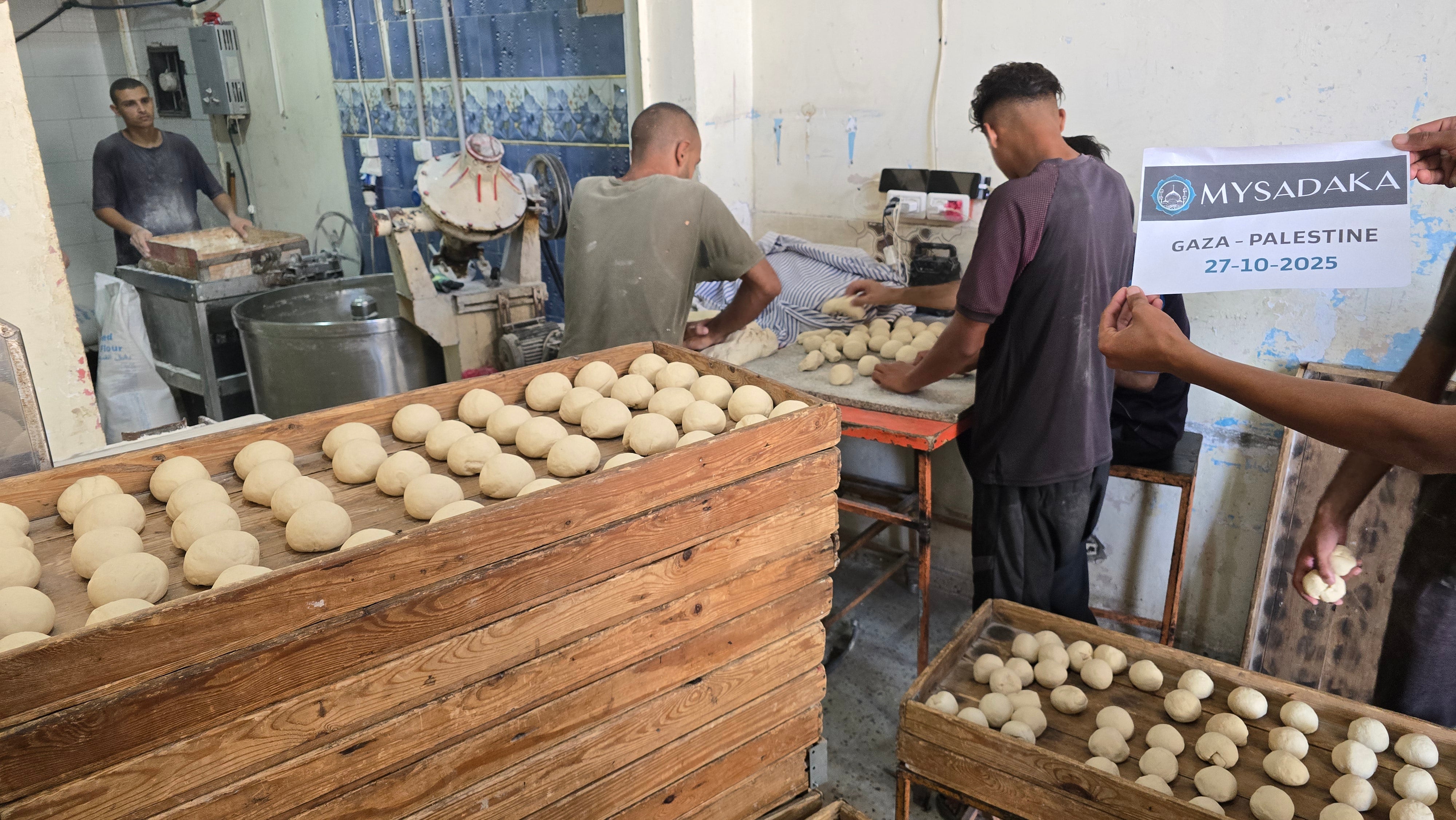 Pain Palestinien pour 20 personnes