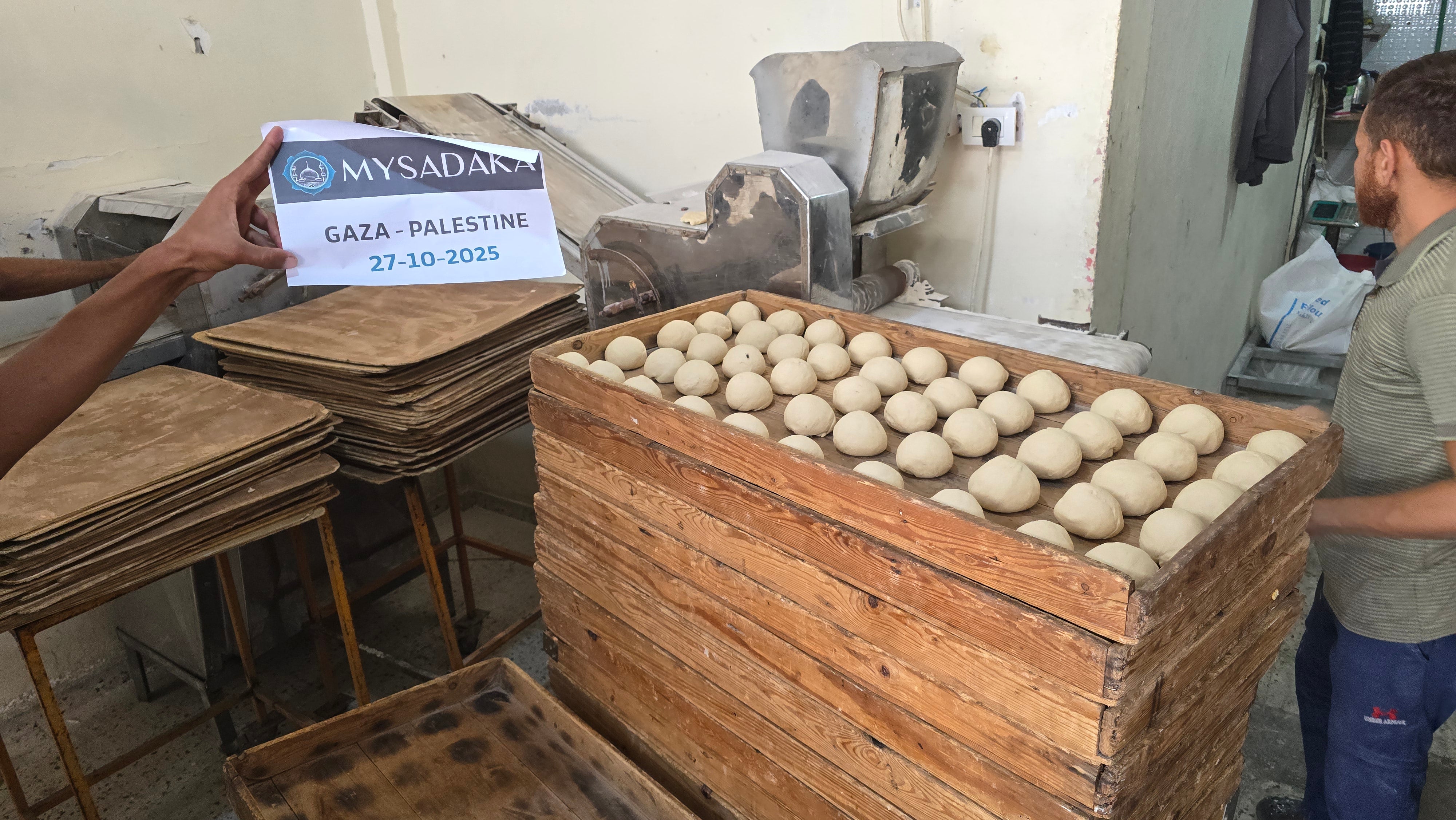 Pain Palestinien pour 20 personnes